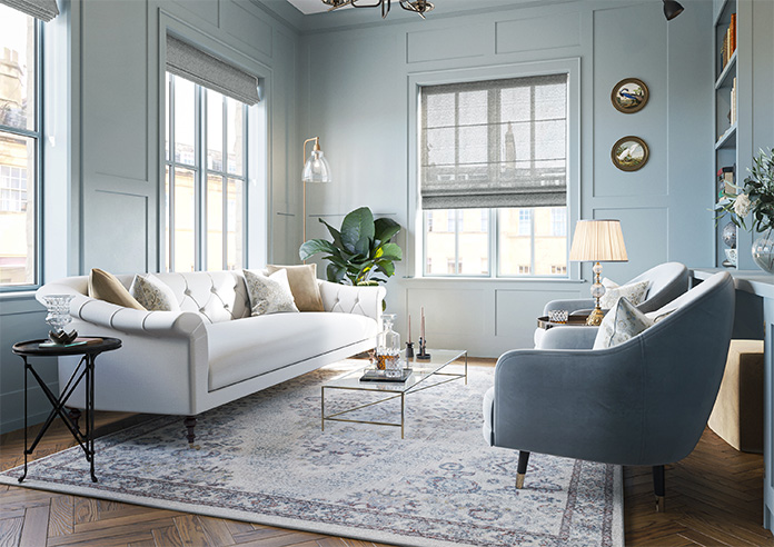 Pescara Voile, Slate - Roman Blind - Image 6